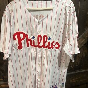 DOMONIC BROWN #9 PHILADELPHIA PHILLIES MAJESTIC MLB JERSEY
